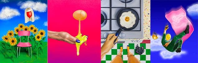 Interdimension / Radioactive egg / Dimension parallèle / Falling window