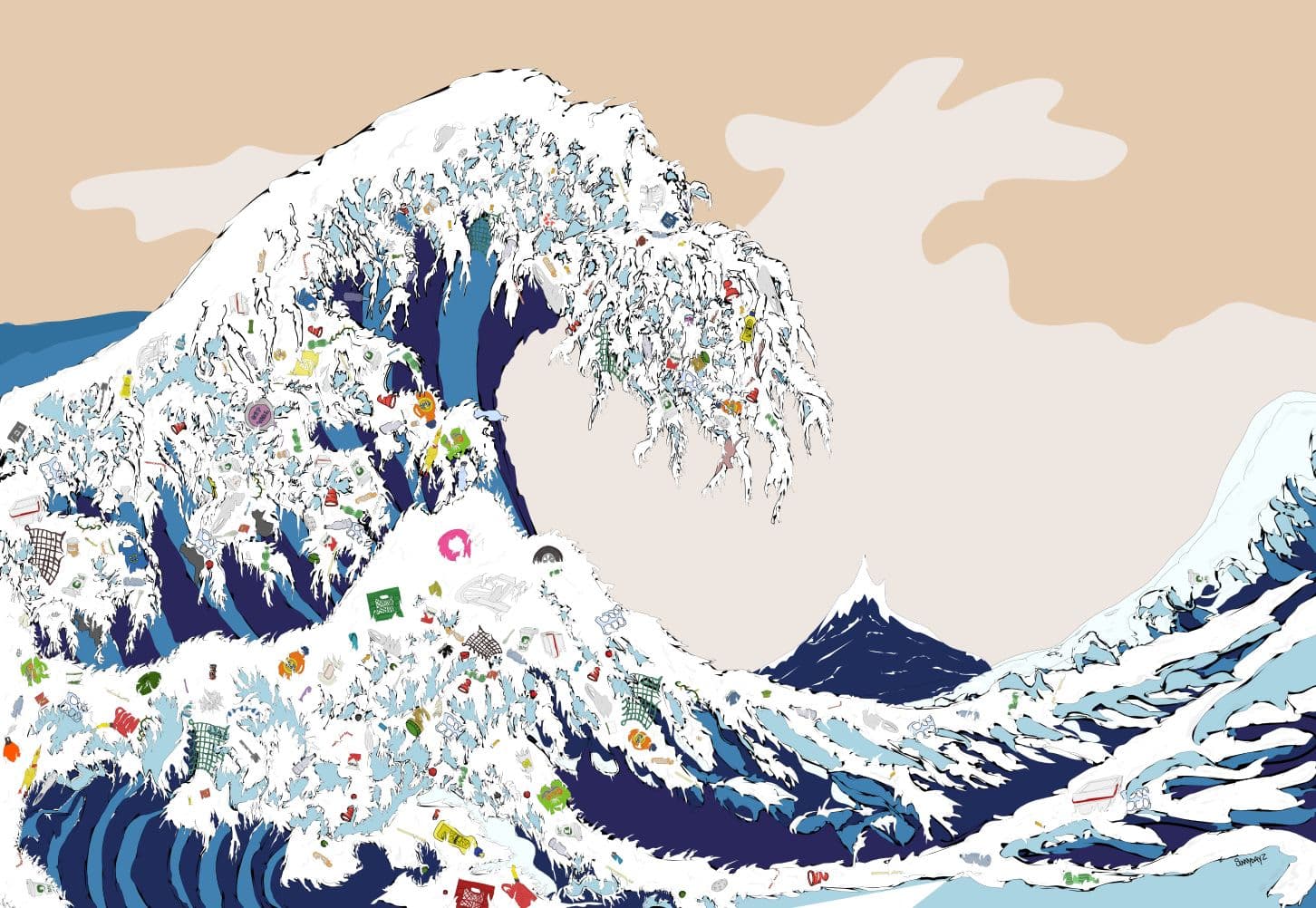 The Great Wave of Anthropocene