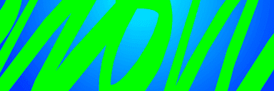Cursive Binary - Green Blue