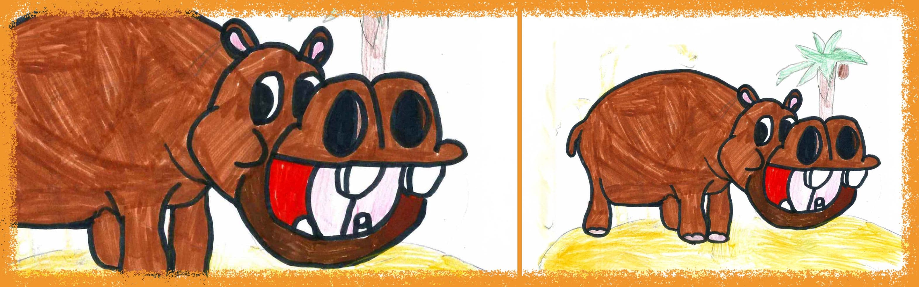L’Hippopotame caricaturé