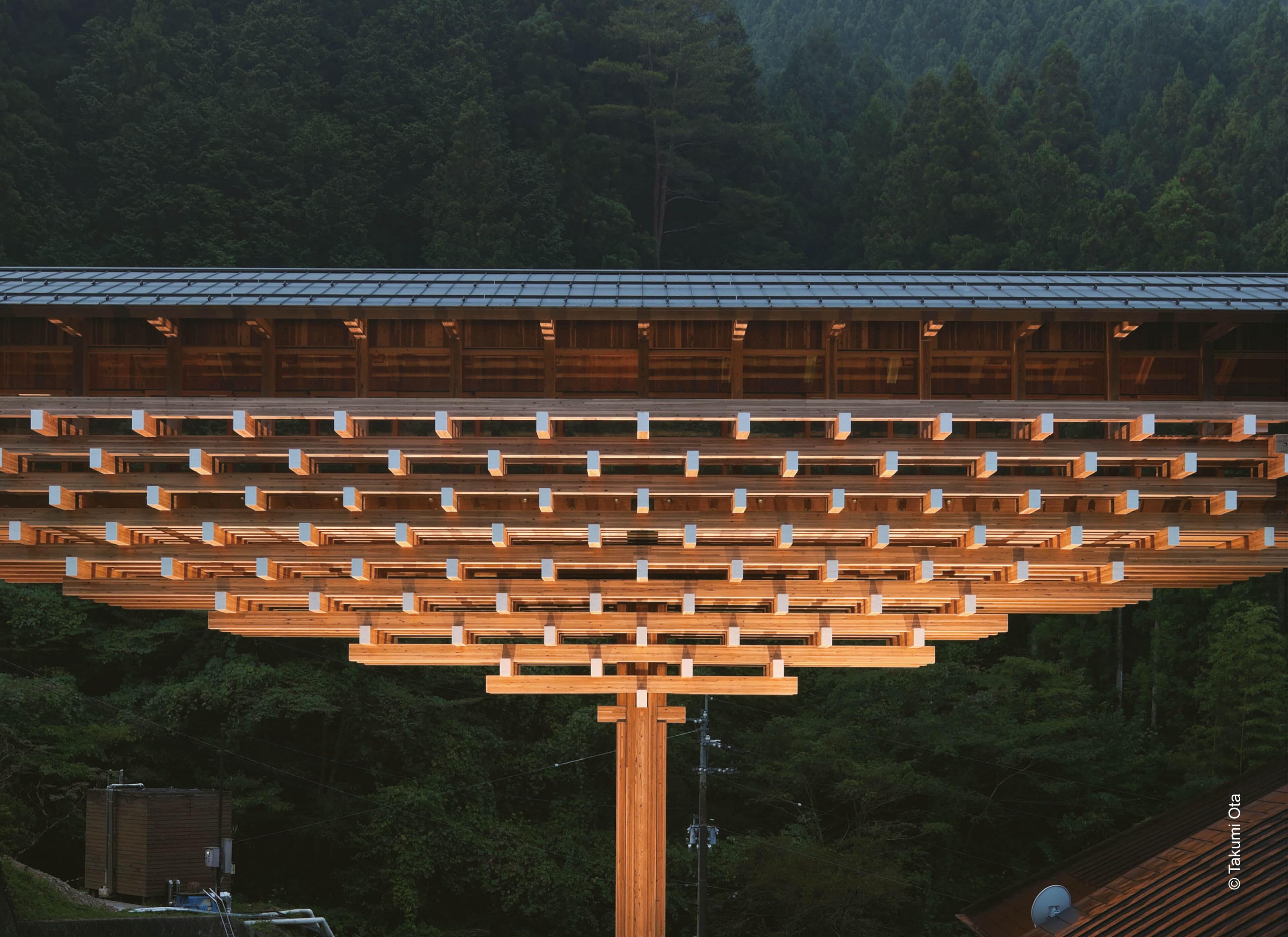 Yusuhara Wooden Bridge Museum © Takumi Ota