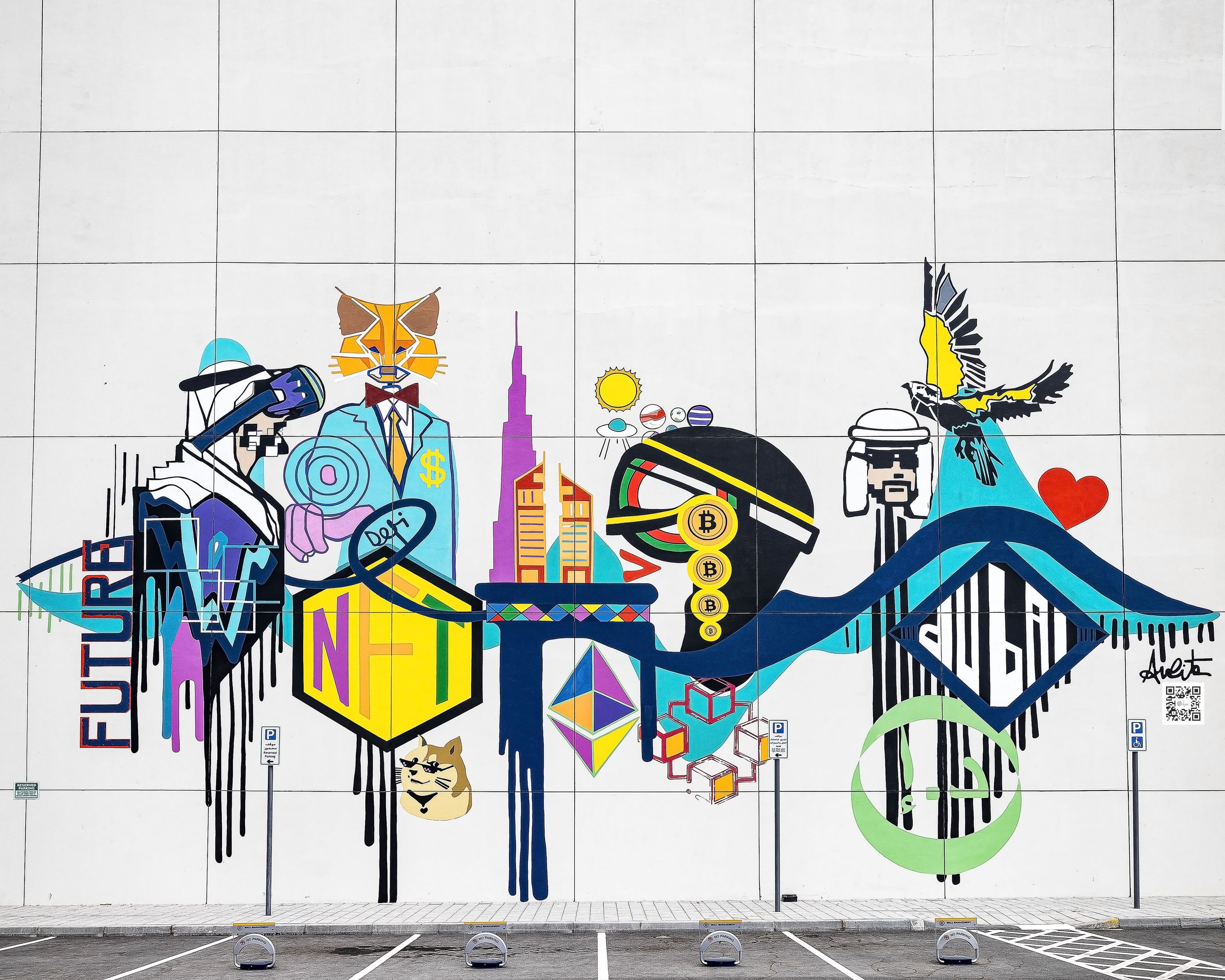 "Future NFT Dubai" SoundBYTE DIFC Mural