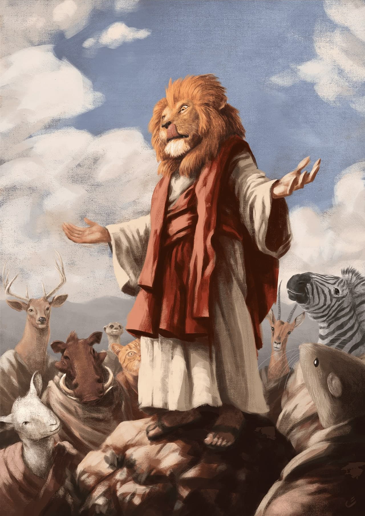The lion