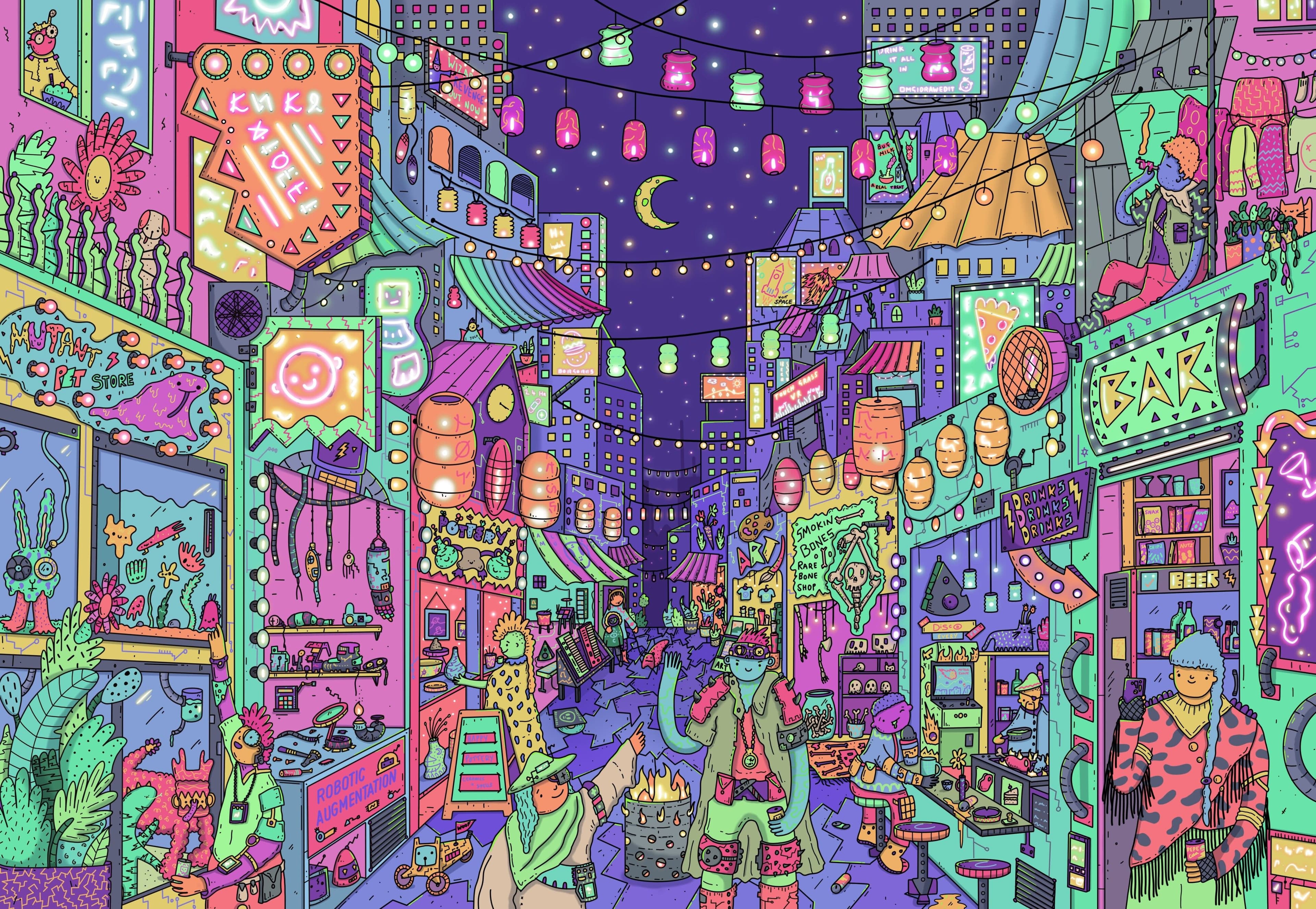 Midnight streets
