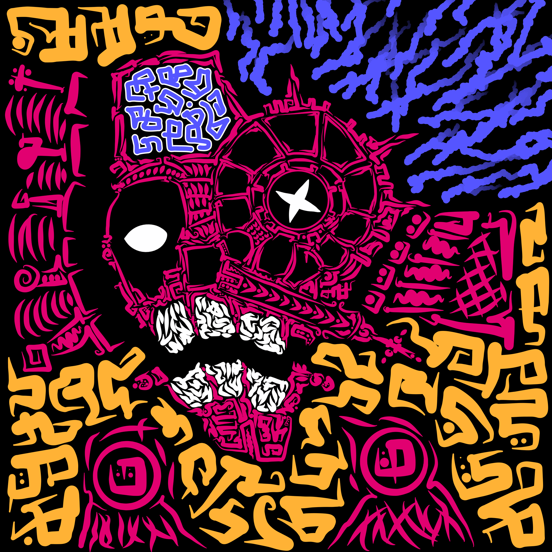 Aztec gods Mictlantecuhtli....