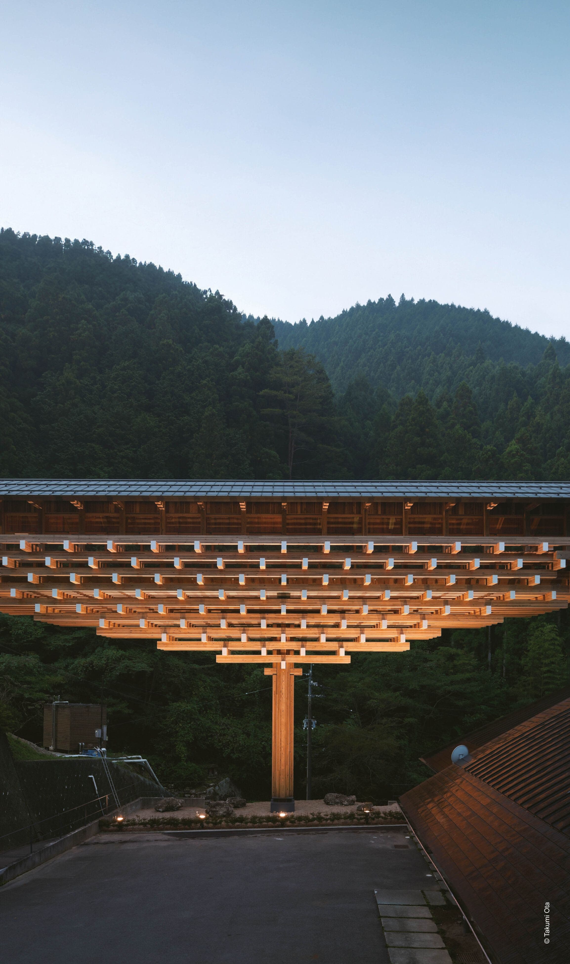 Yusuhara Wooden Bridge Museum © Takumi Ota
