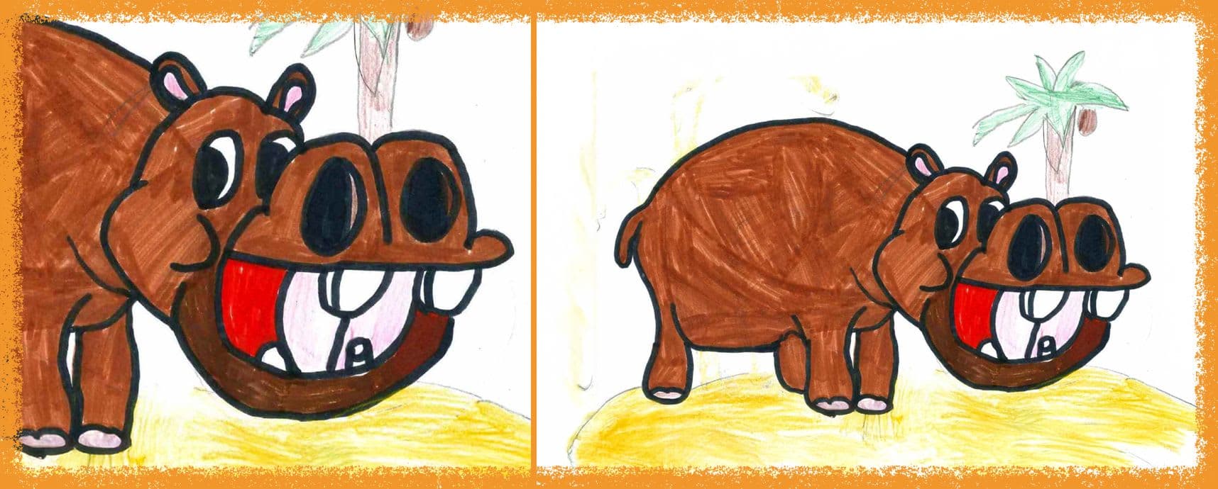 L’Hippopotame caricaturé